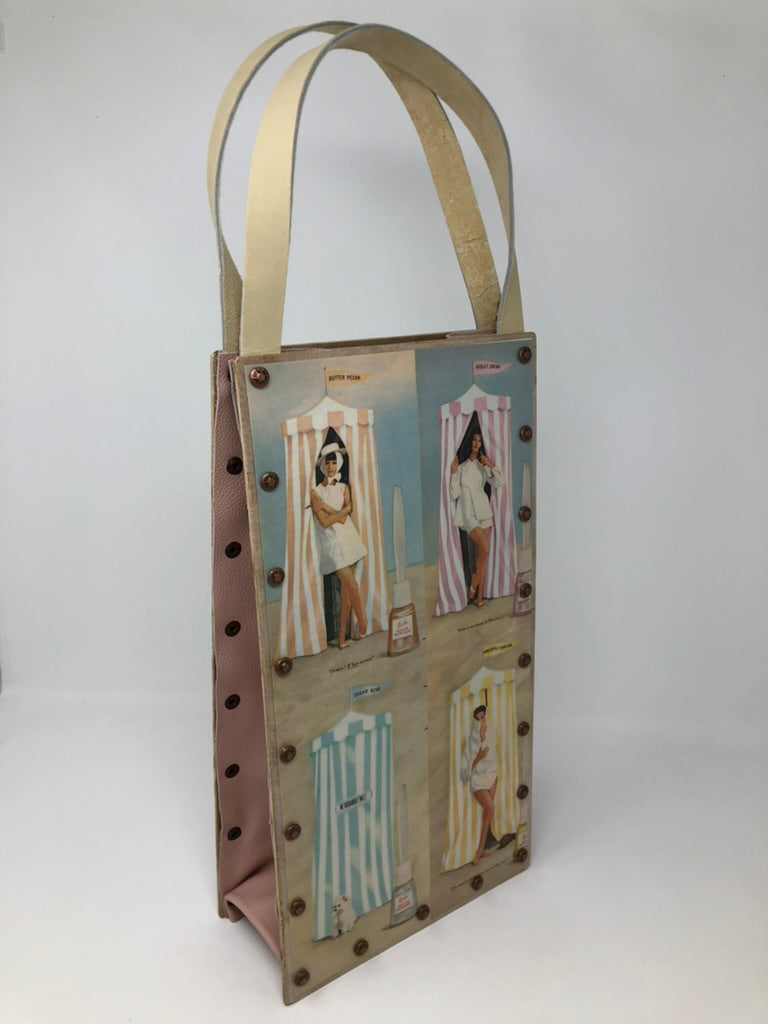 KB Vintage Wine Tote - Beach Vibes Revlon Polish 1960