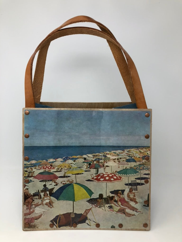 Vintage Graphics Tote Bag - Beach Vibes Holiday 1948 Beach Days
