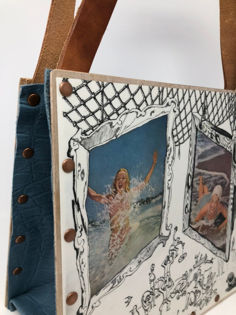 Vintage Graphics Tote Bag - Beach Vibes Holiday 1948 Beach Days