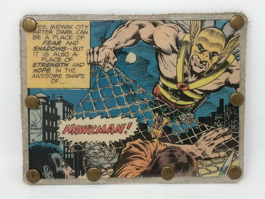 Vintage Comic Book Card Wallet -  Hawkman!