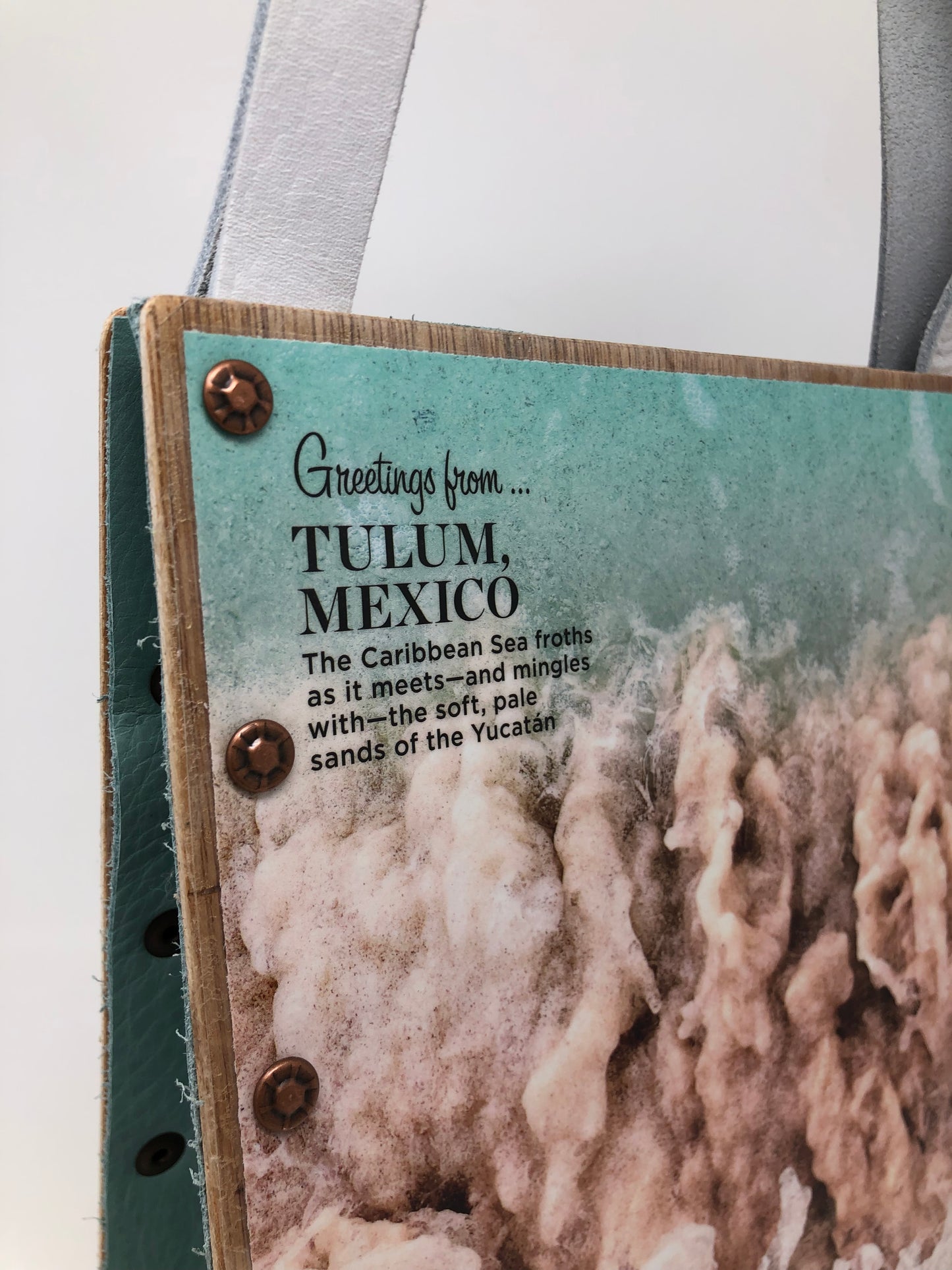 Vintage Graphics Purse - Beach Vibes Tulum Mexico
