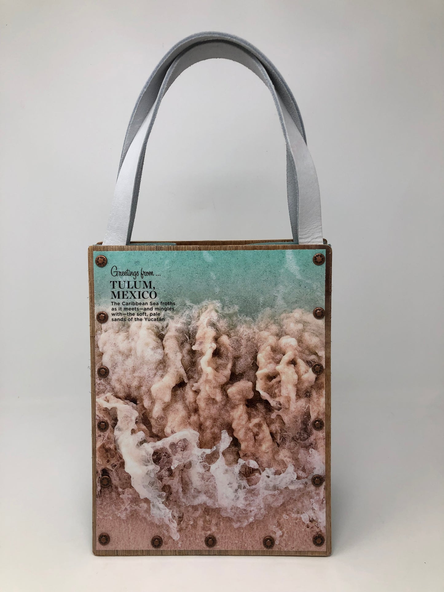 Vintage Graphics Purse - Beach Vibes Tulum Mexico