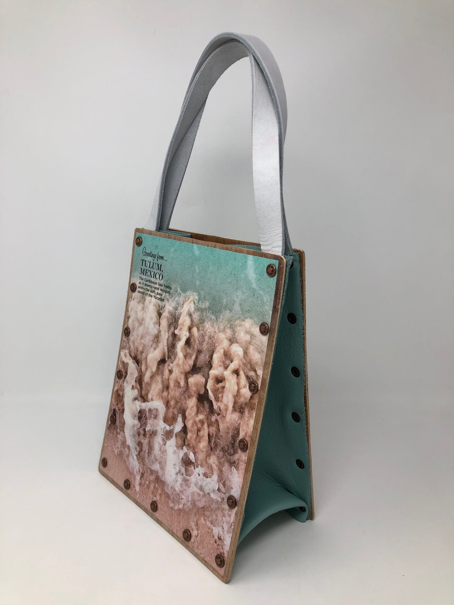 Vintage Graphics Purse - Beach Vibes Tulum Mexico