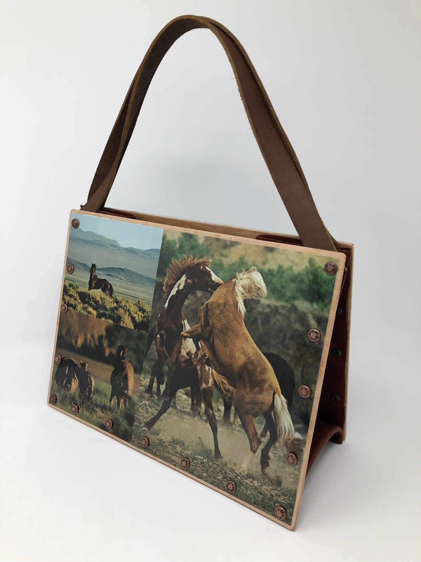 Custom KB Vintage Designs Purse - Wild Horses