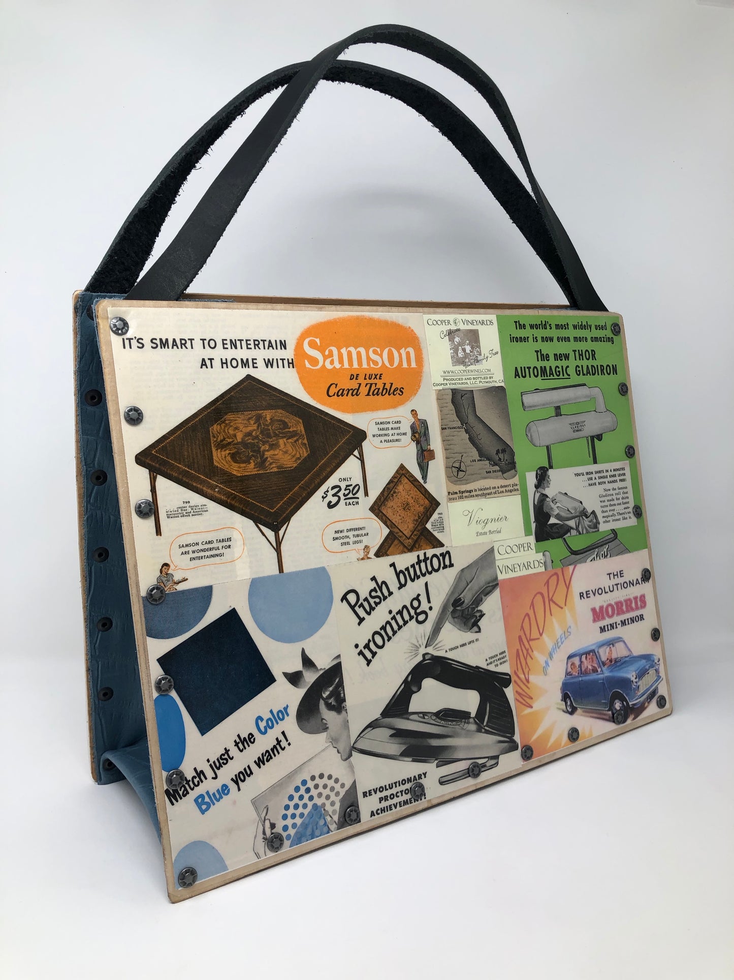 Custom KB Vintage Designs Tote Bag - Vintage Ads 1945-1954