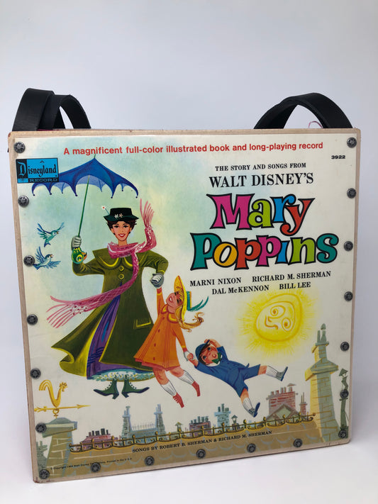 Vintage Record Album Tote - Disney themed Mary Poppins