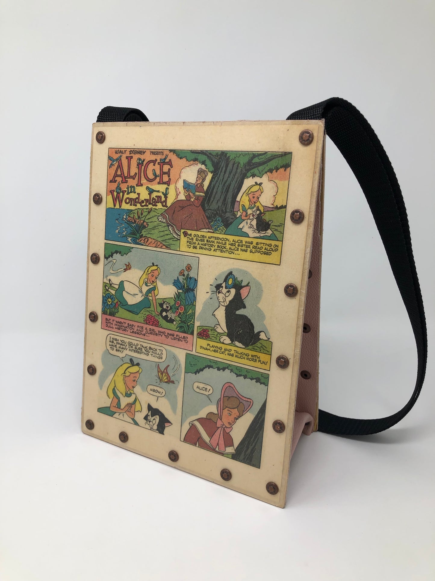 Vintage Handcrafted Dell Comic Book Purse - Disney Alice in Wonderland 1951