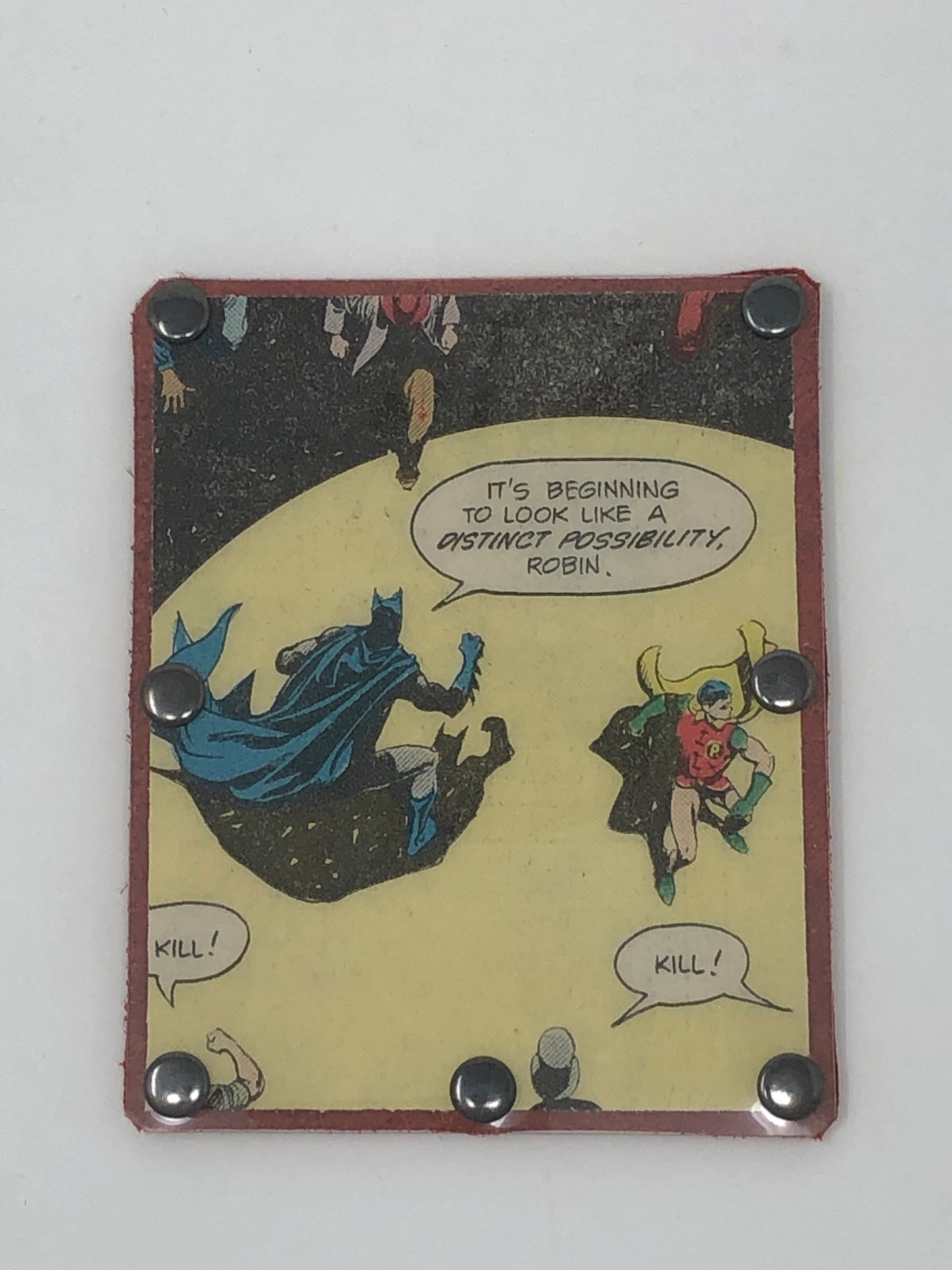 Vintage Comic Book Card Wallet -  Batman and Robin