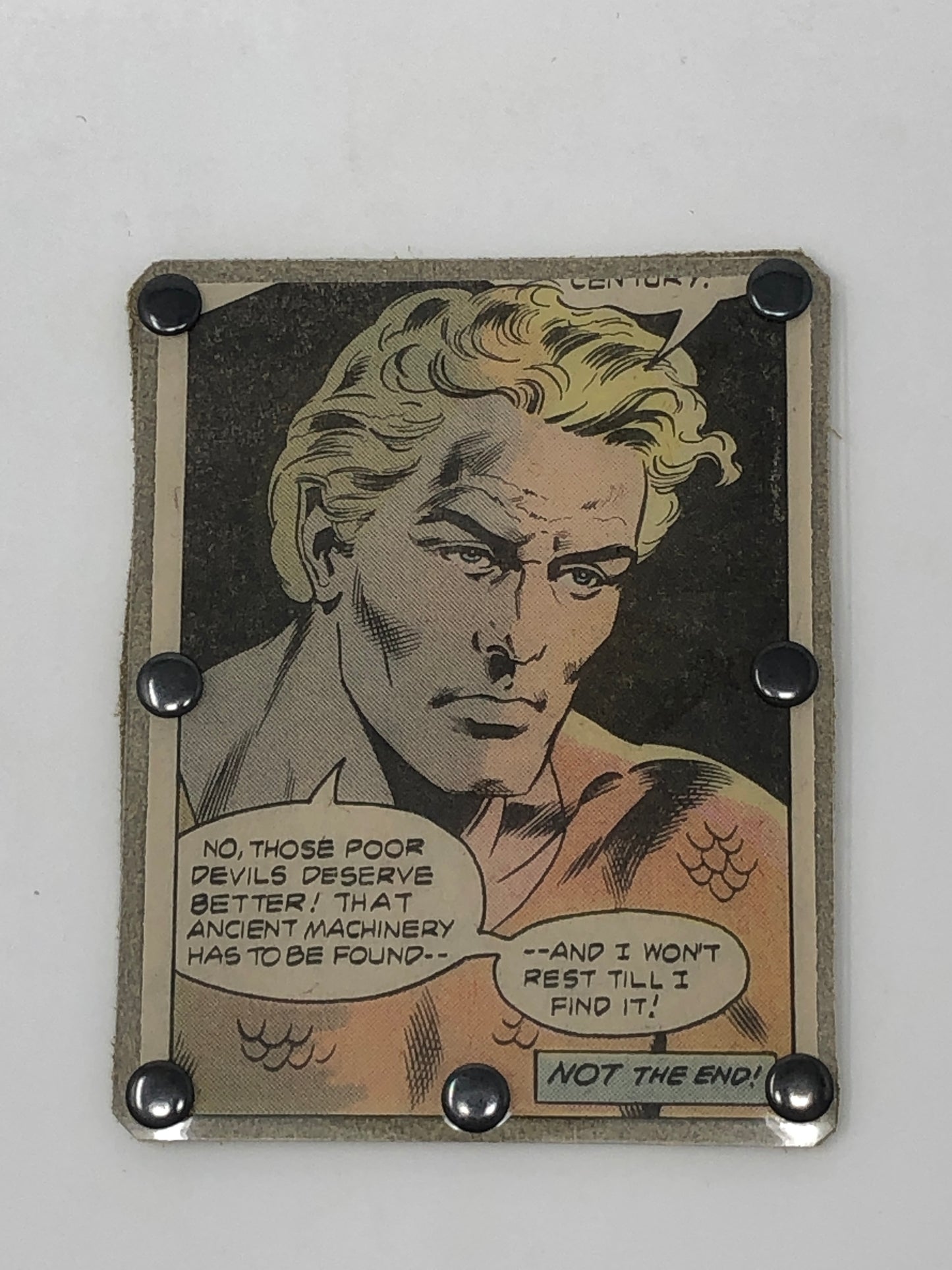 Vintage Comic Book Card Wallet -  Aquaman on a mission