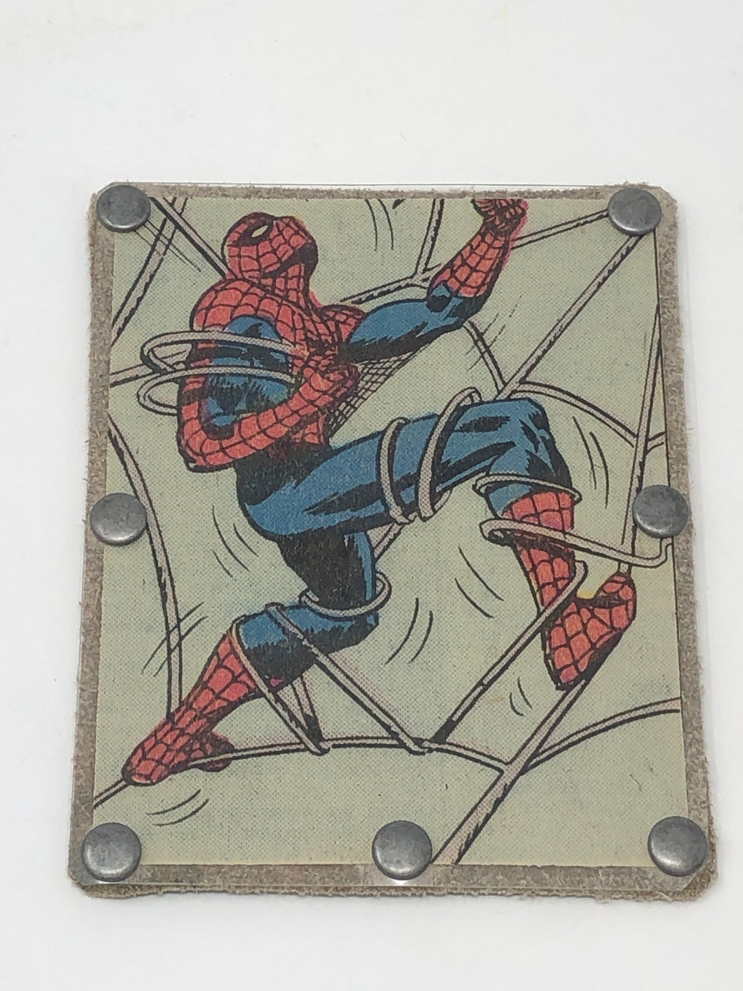 Vintage Comic Book Card Wallet -  Spider-Man Tangled Web