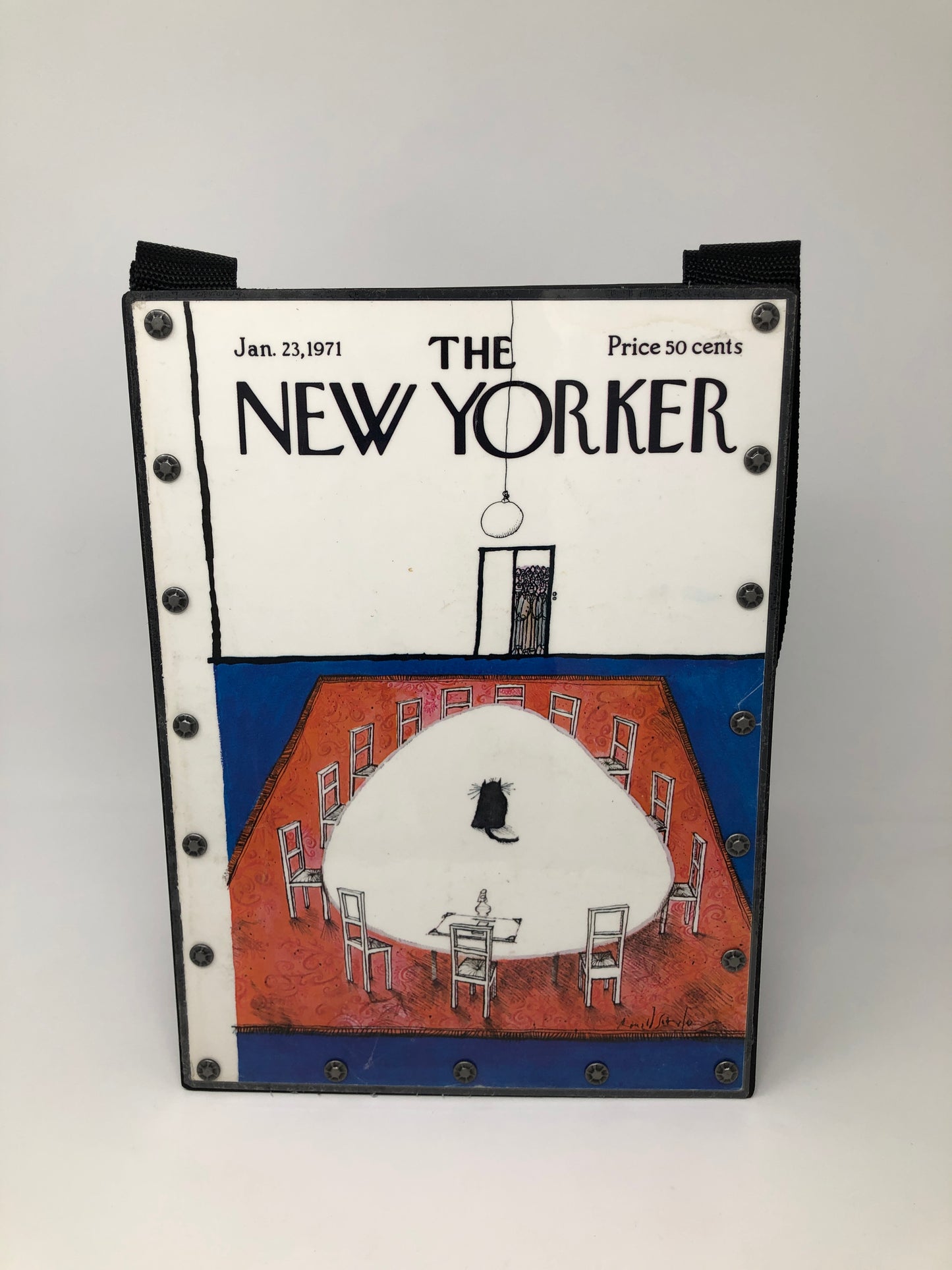 Vintage Graphics Magazine Purse - The New Yorker 1971