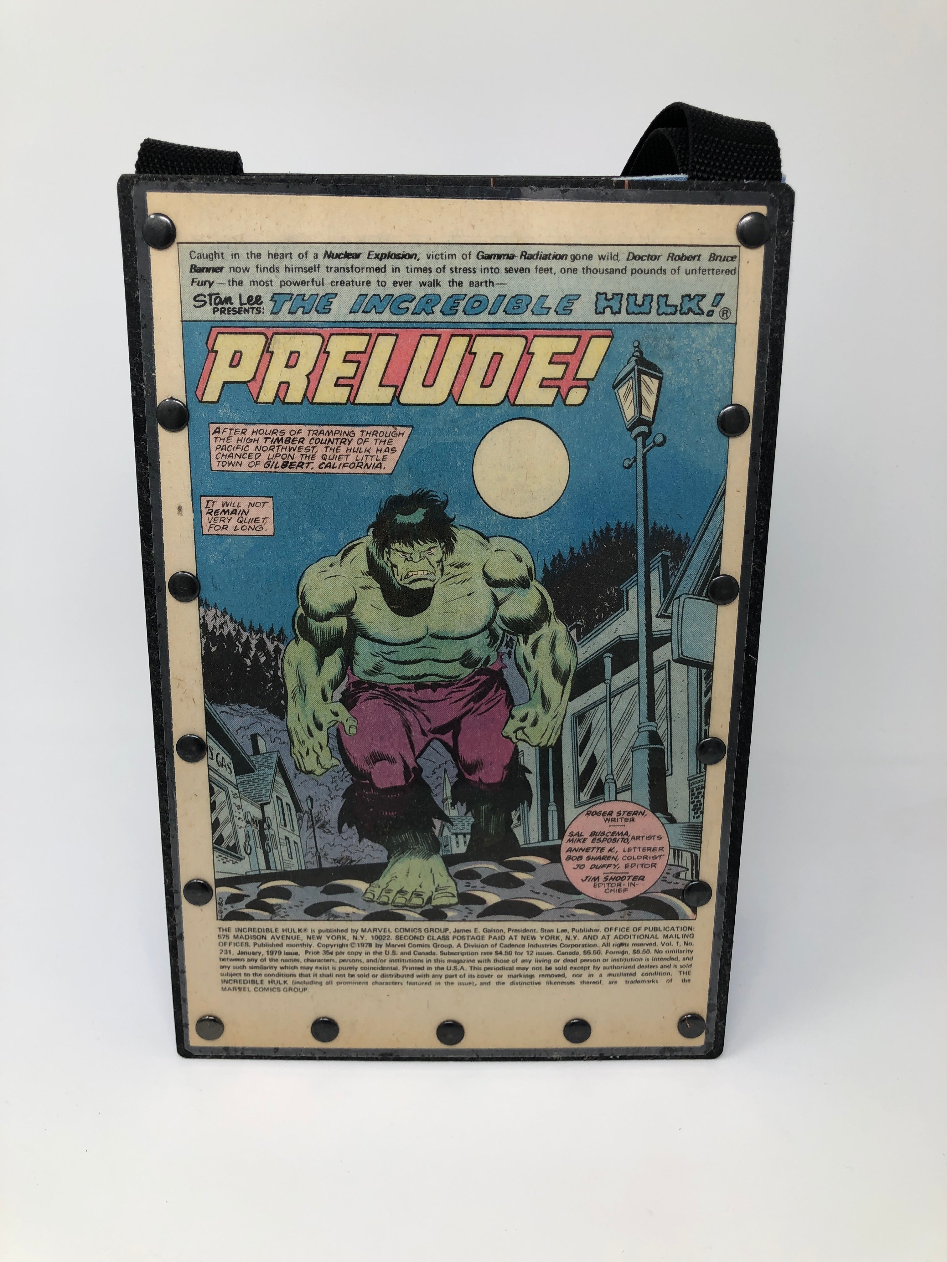 Vintage Comic Book Purse - The Incredible Hulk 1979