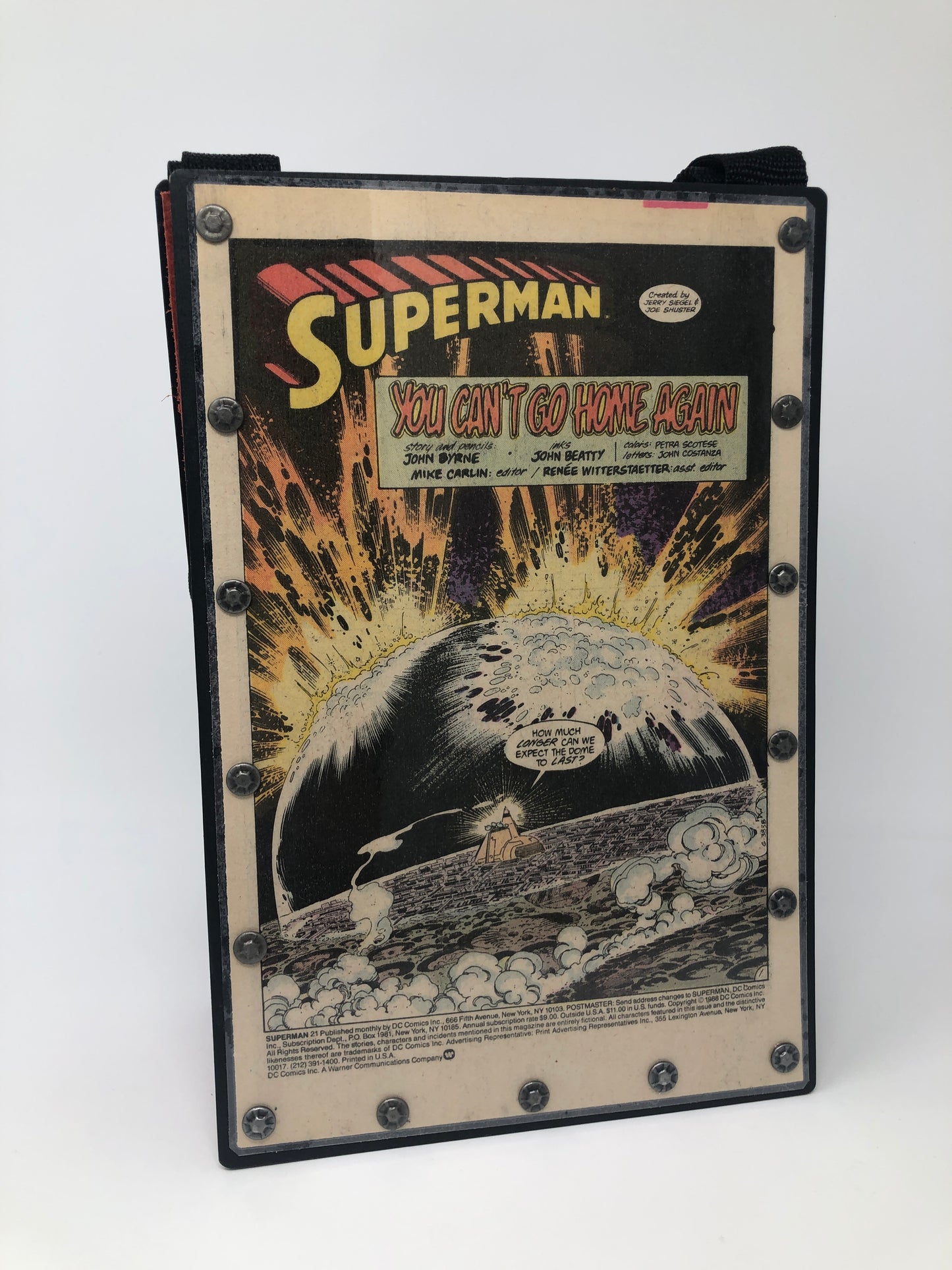 Vintage Comic Book Purse - Superman 1988