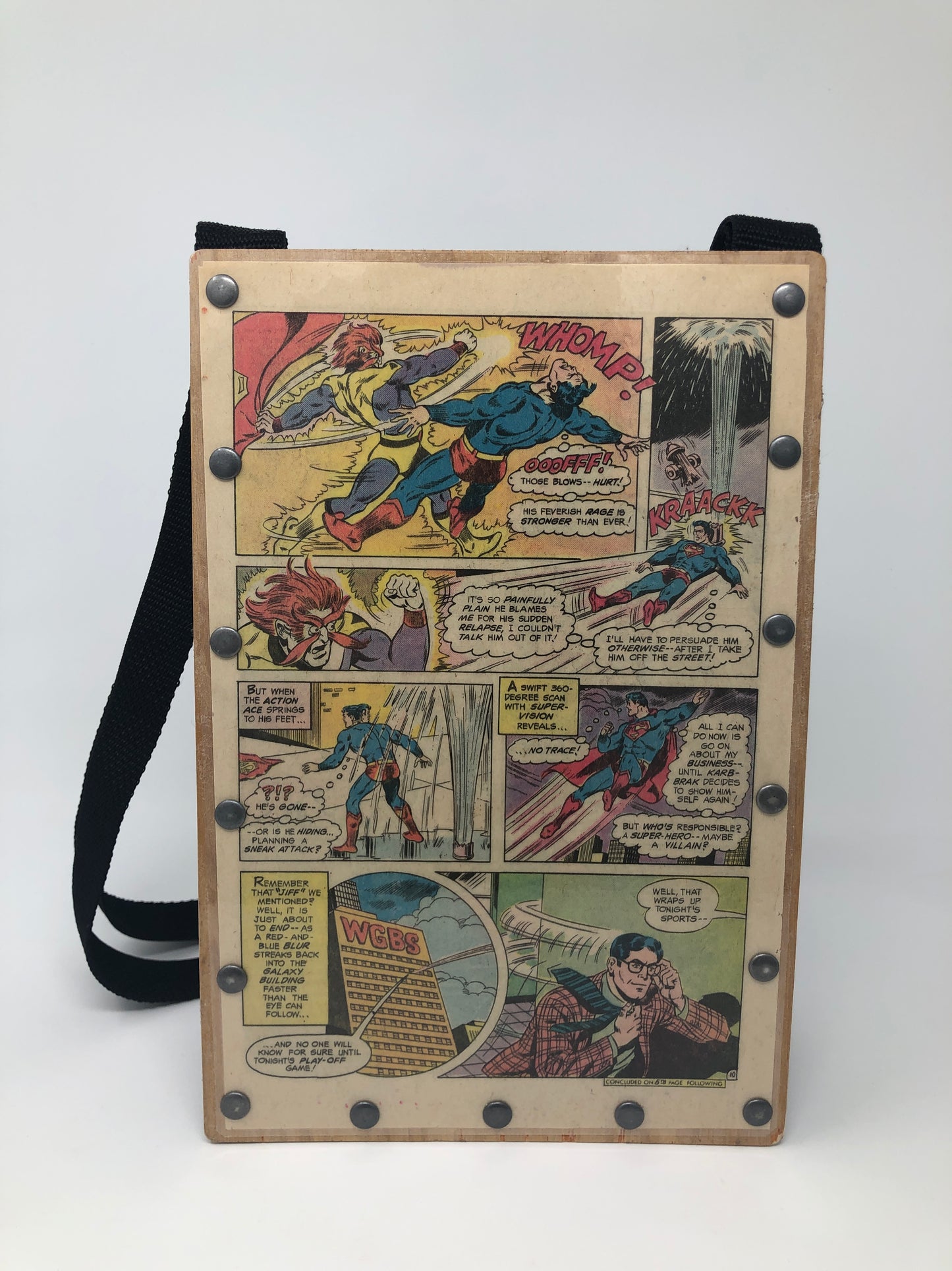 Clearance Corner Vintage Comic Book Purse - Superman's Action Comics September 1977