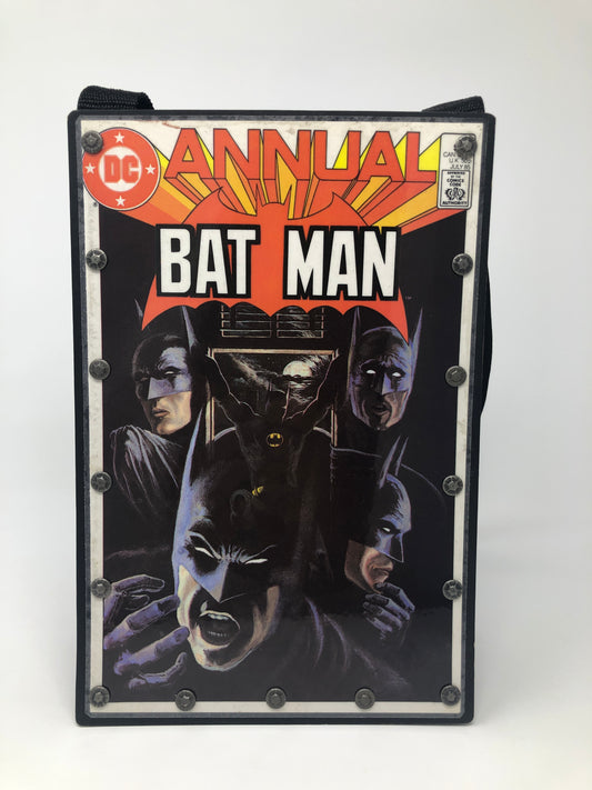 Clearance Corner Vintage Comic Book Purse - Bat Man July 1985