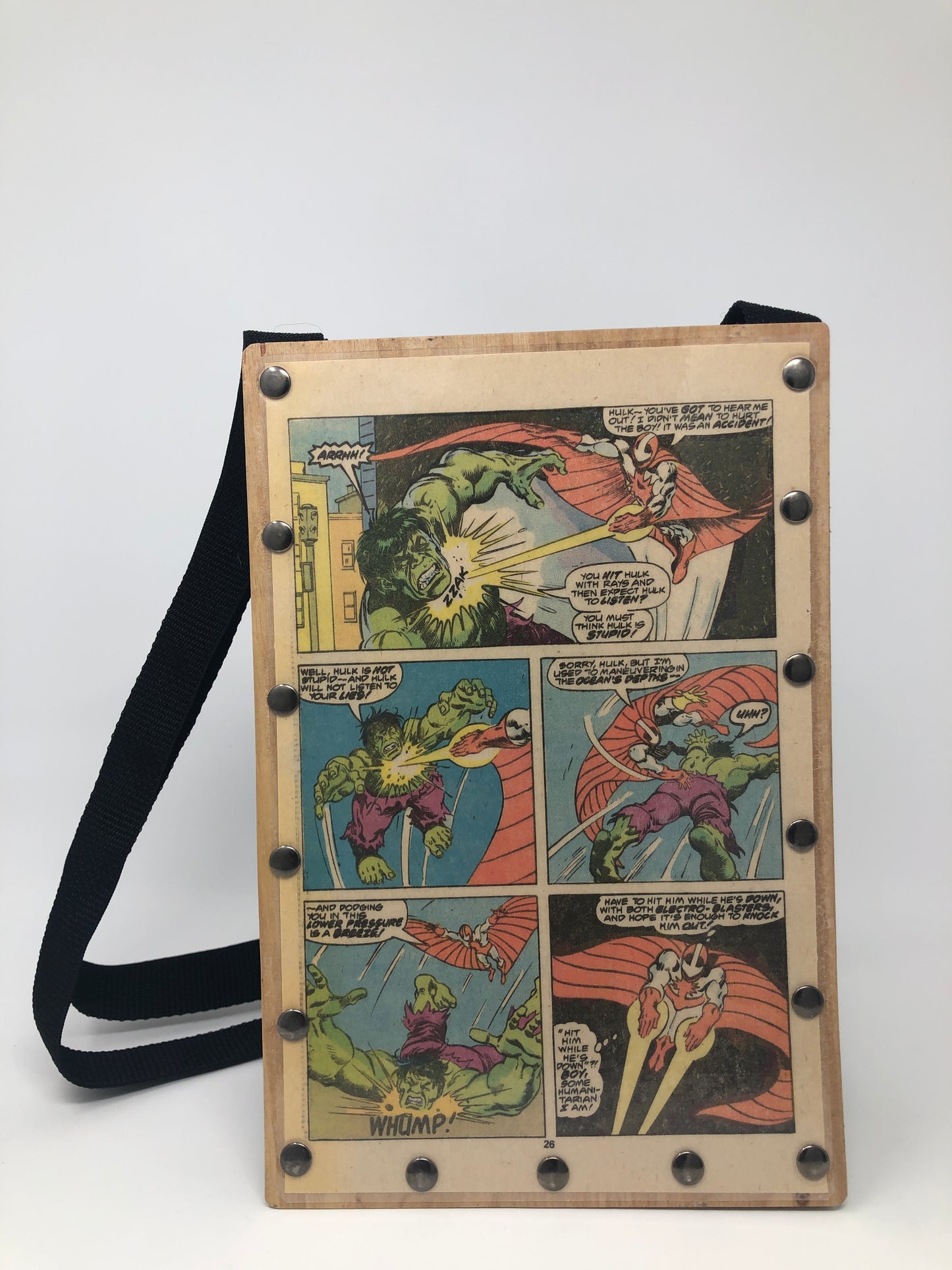 Clearance Corner Vintage Comic Book Purse - The Incredible Hulk March 1977