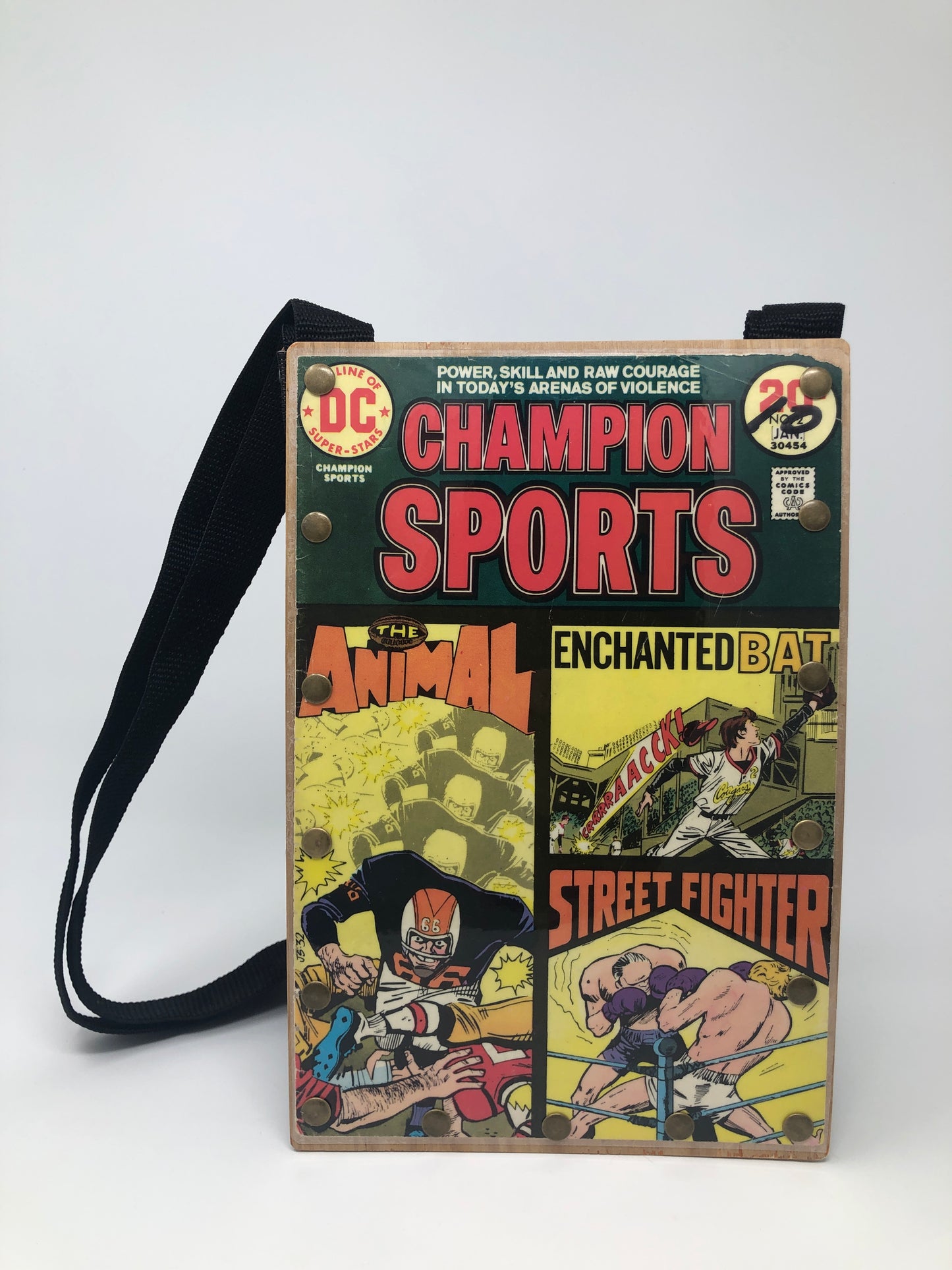 Clearance Corner Vintage Comic Book Purse - Champion Sports January 1973