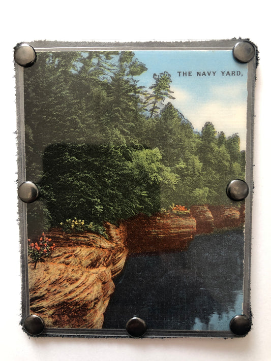 Vintage Graphics Card Wallet - Wisconsin The Navy Yard