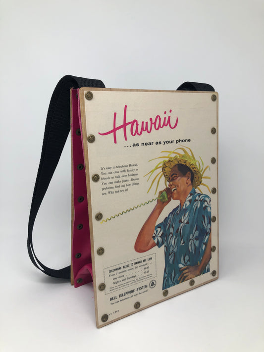 Vintage Graphics Magazine Ad Purse - Hawaii from Sunset May 1961