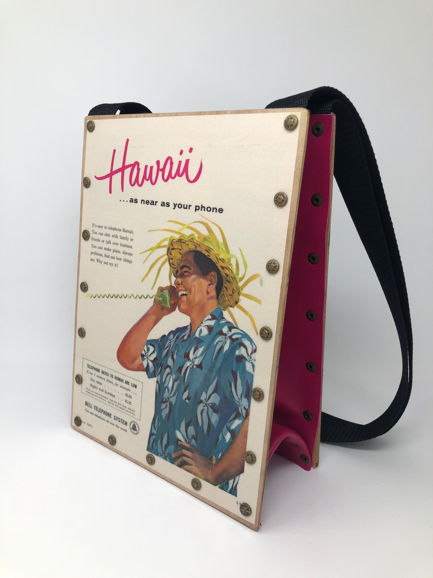 Vintage Graphics Magazine Ad Purse - Hawaii from Sunset May 1961