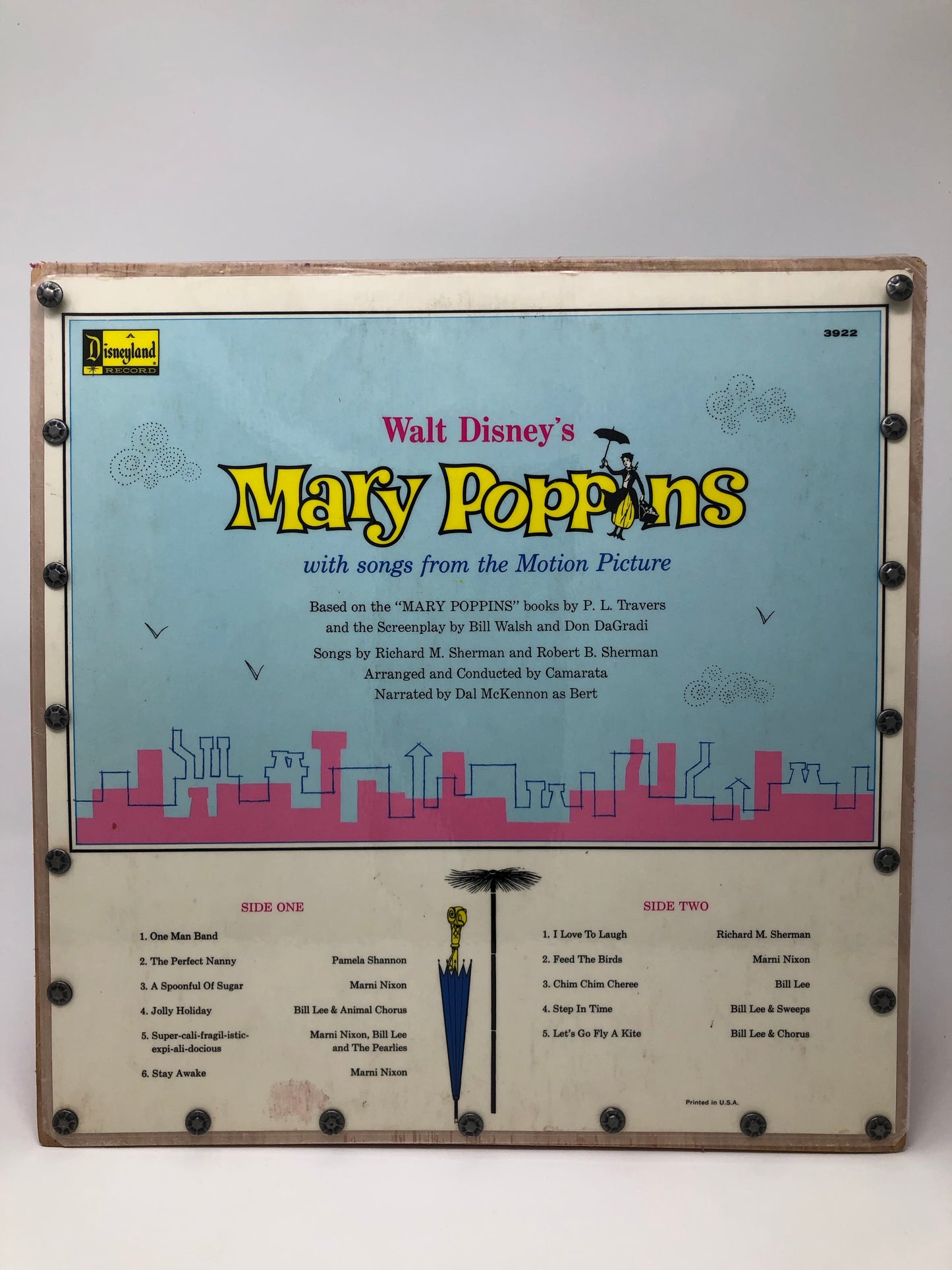 Vintage Record Album Tote - Disney Mary Poppins